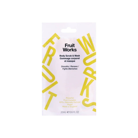 Fruit WorksBody Scrub & Mask 20MLFruit Works Body Scrub & Mask