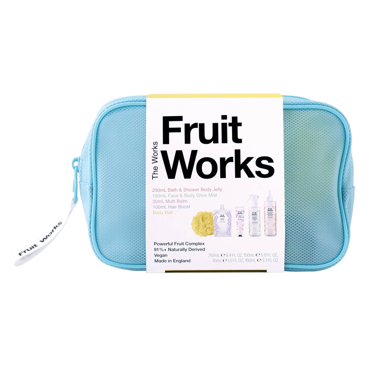 Fruit Works Blue Raspberry Sign Fruit Works The Works - Naturally Derived - Vegan - Dermatology ...
